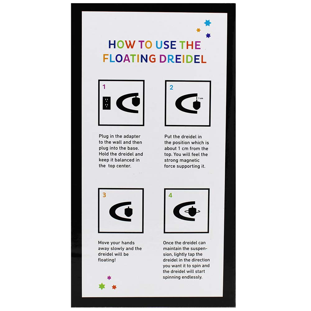 Hanukkah Floating Dreidels, Chanukkah Decorations (Levitating Hanukkah Decor) - Image 3