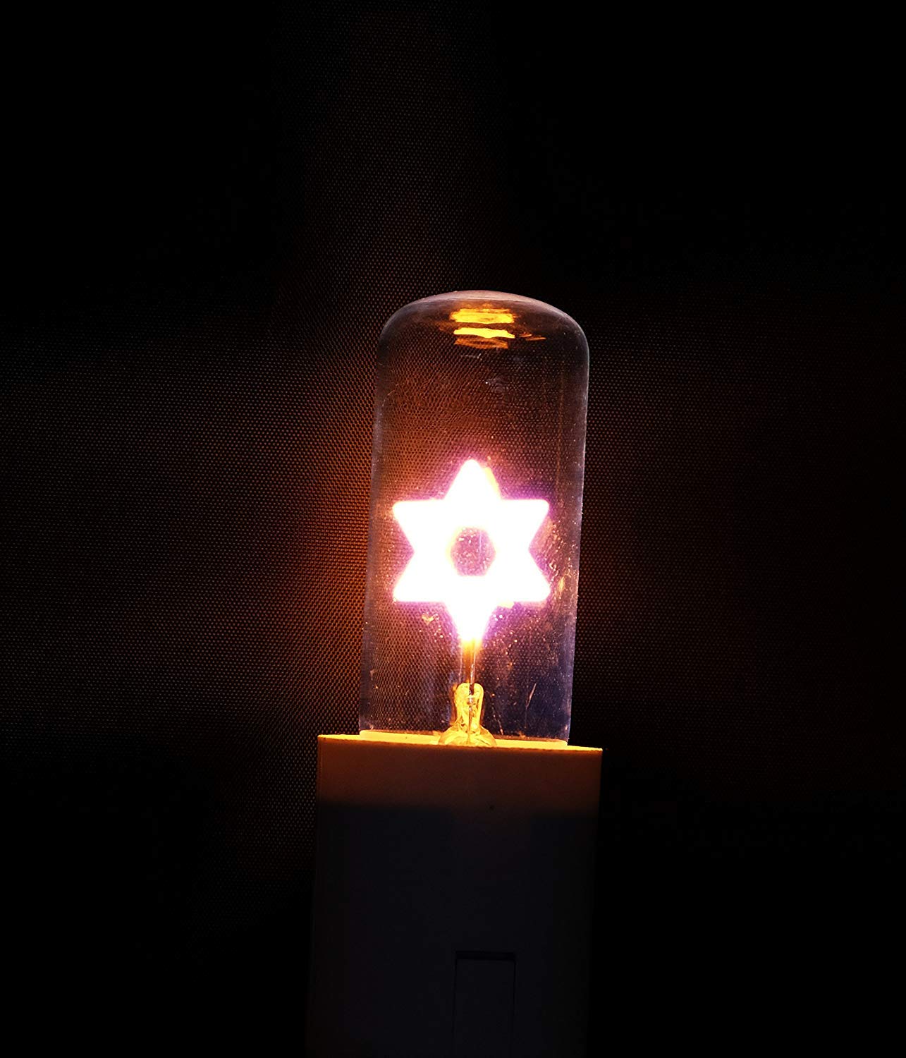 Neon Star Bulb Replacement for Yahrzeit Lamp Fixtures to Memorialize a Loved One - Image 3