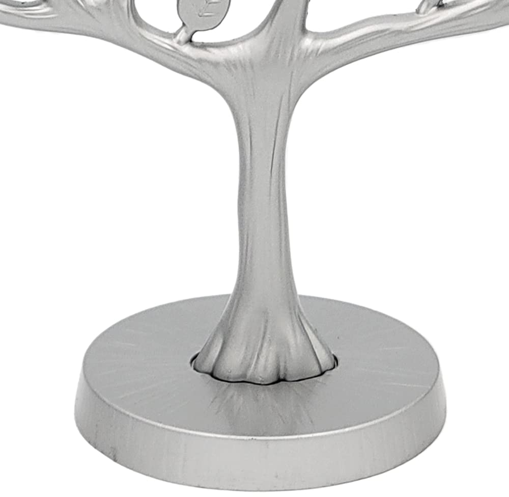 The Dreidel Company Hanukkah Menorah Large Tree of Life, Pewter Finish 11 Inches Long - Image 5