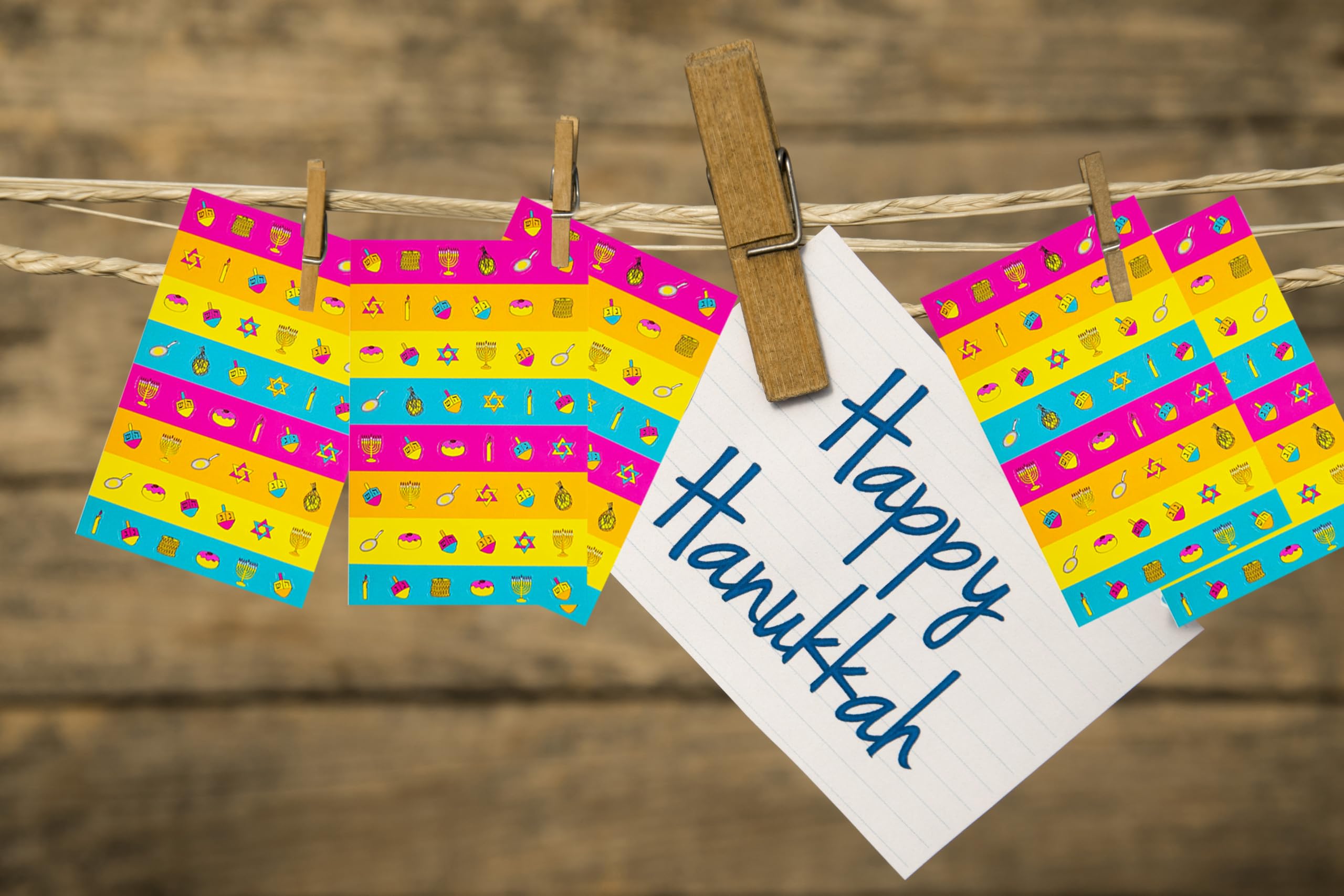 The Dreidel Company Hanukkah Sticker Pieces, Great for Arts and Crafts, Decoration, Party Favors, 1008 Stickers (Style 1) - Image 8