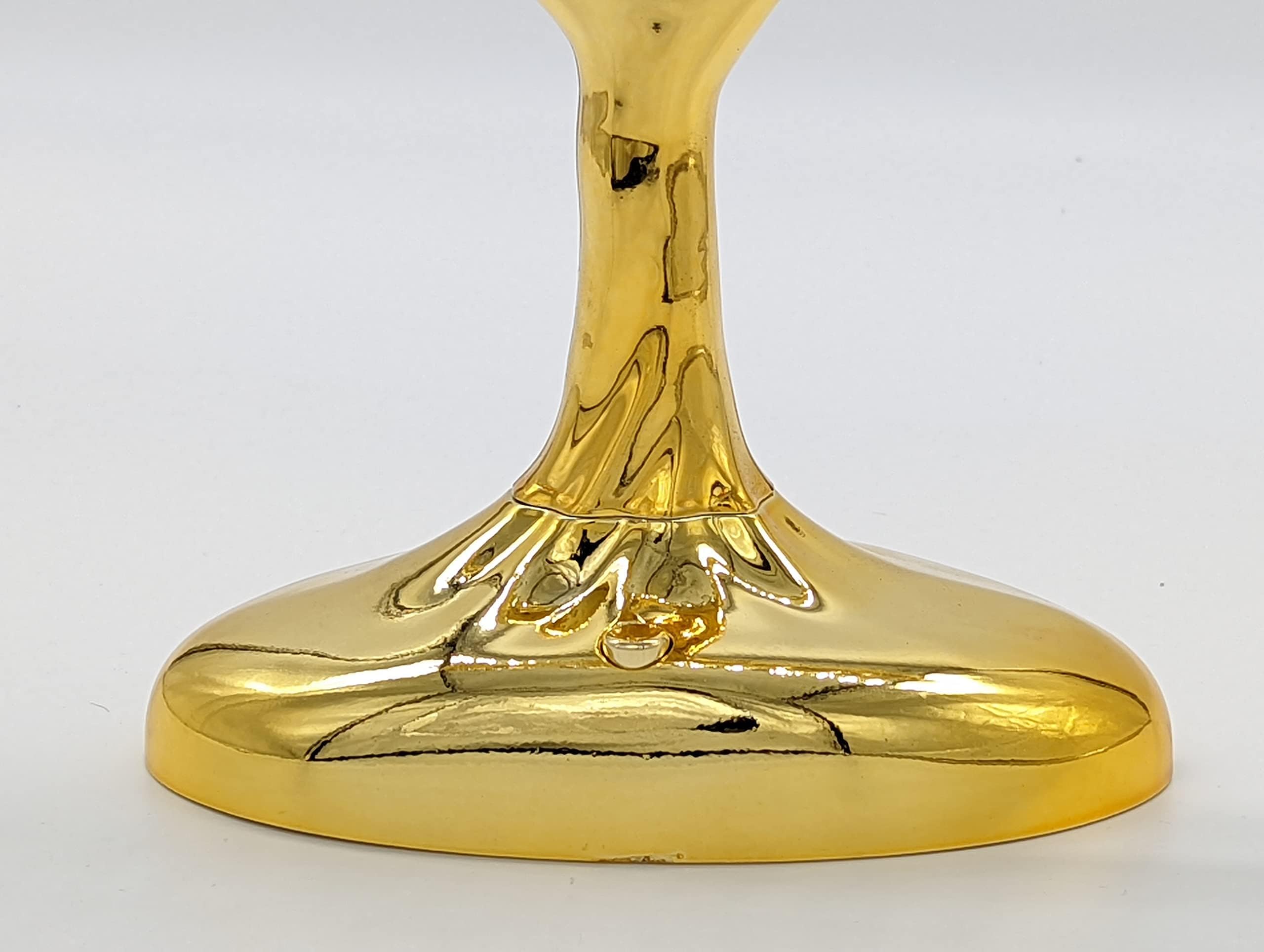 The Dreidel Company Large 12 Inch High LED Electric Silver Hanukkah Tree of Life Menorah - Includes a Micro USB 4' Charging Cable or Uses 3 AA Batteries (not Included) - Image 7