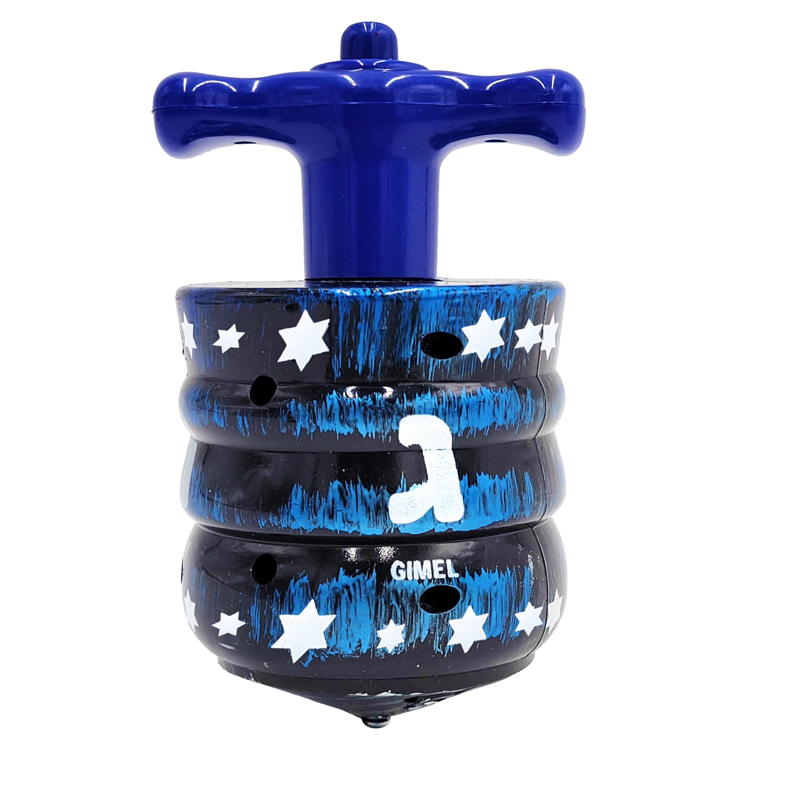 The Dreidel Company The Most Amazing Musical Light-Up Laser Dreidel for Chanukah/Hanukkah Fun Ages 3 & Up (2-Pack) - Image 3