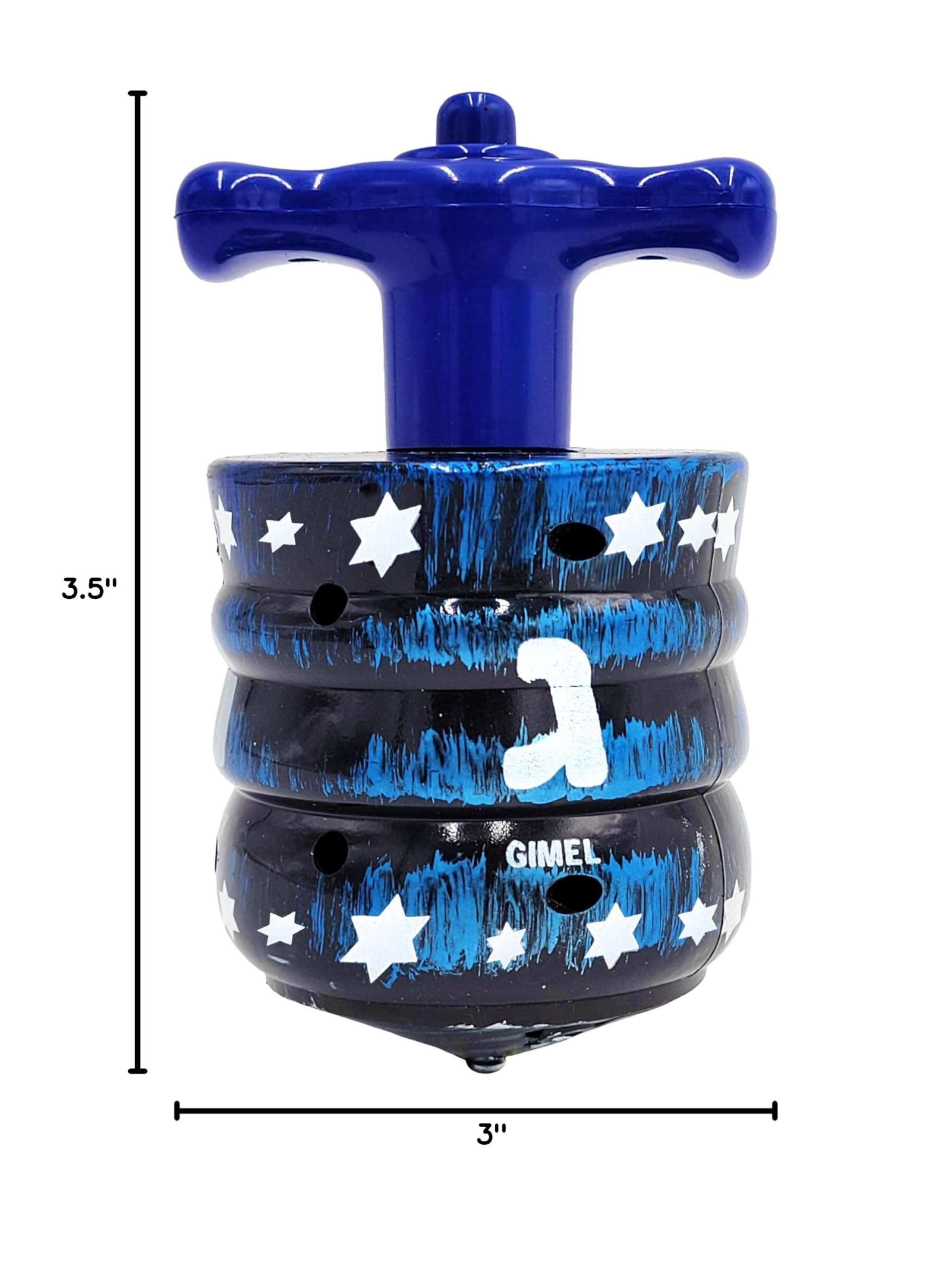 The Dreidel Company The Most Amazing Musical Light-Up Laser Dreidel for Chanukah/Hanukkah Fun Ages 3 & Up (2-Pack) - Image 9